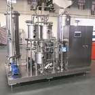 Cadena de producción doble del refresco del tanque mezclador 3000L/H del CO2 de la máquina de la carbonatación de la bebida del cambiador de la placa